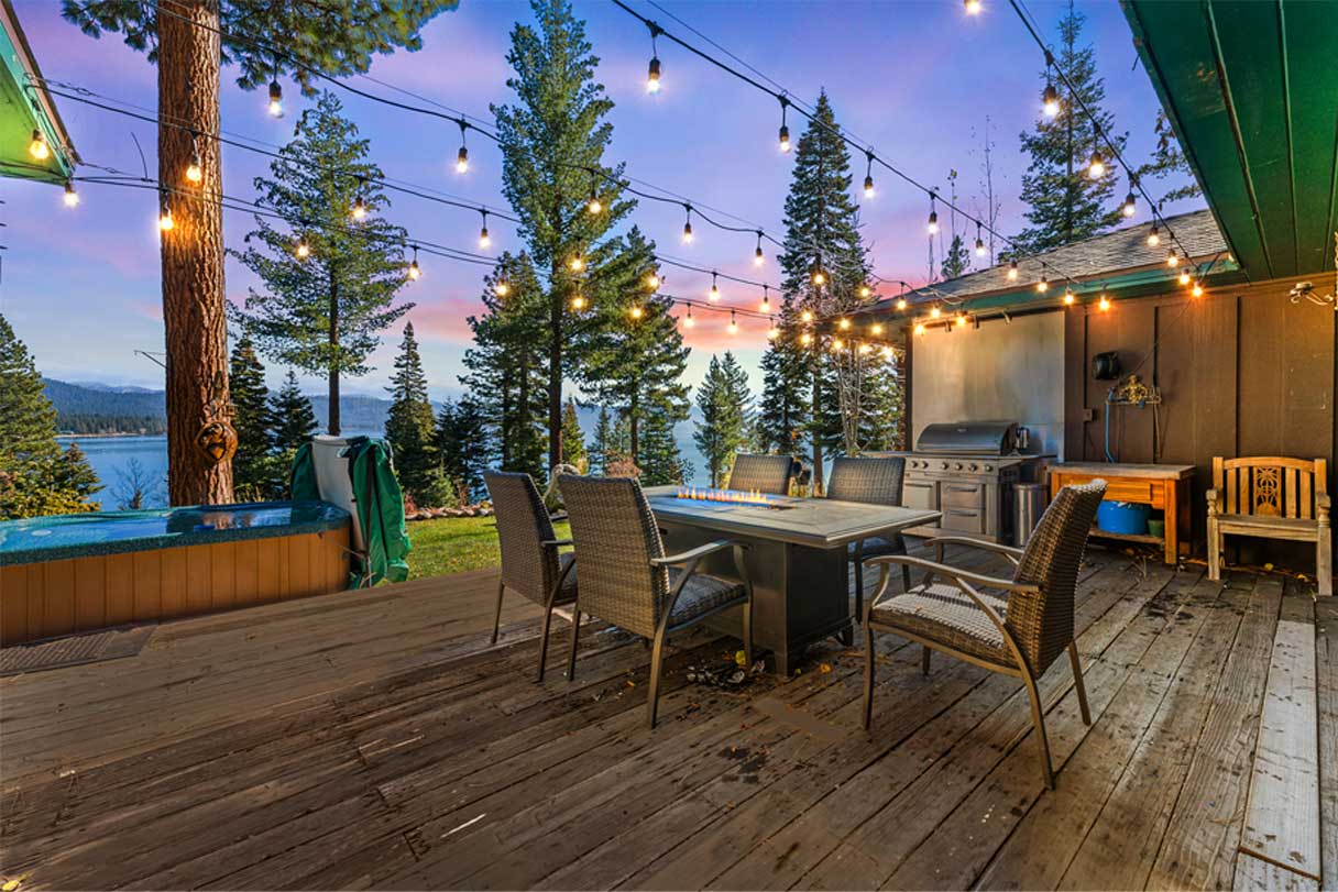 lakeview basecamp in north tahoe patio with lake view